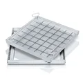 Zarges Aluminium Schachtabdeckung mit Wanne 450 mm x 450 mm Schachtdeckel EN 124