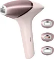Philips Lumea Prestige Lumea IPL Series 9000 BRI958/00 IPL Haarentfernungsgerät mit SenseIQ, Rose, 4 Pinzette, Abdomen, Achsel, Bikini, Brust, Dekolleté, Kopf, Kinn, Jaw line, Oberlippe, Wechselstrom/Batterie, 100-240 V