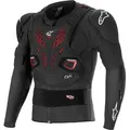 Alpinestars Bionic Pro V3 Plasma, Protektorenjacke - Schwarz/Rot/Weiß - S