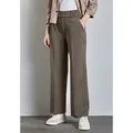 STREET ONE Bügelfaltenhose mit Bügelfalten braun 42
