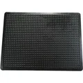 Doortex Anti-Ermüdungsmatte | Arbeitsplatzmatte "anti-fatiguemat" | 90 x 120 cm | aus 100 % Gummi | schwarz | rechteckig | mit Noppenstruktur