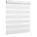 Doppelrollo Doppelrollo mit Kassette Matt Weiss Duorollo Rollo Rolljalousie, ventanara weiß 160 cm x 160 cm