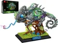 JMBricklayer Technik Chamäleon Baustine Sets, 70124 Tiere Klemmbausteine mit LED