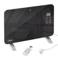 Konvektorheizer Konvektor Heizung Heizgerät Heizer 1000W 230V Glasfront schwarz