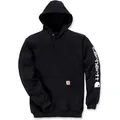 Carhartt Logo, Kapuzenpullover - Schwarz - XL