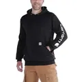 Carhartt SLEEVE LOGO HOODED SWEATSHIRT K288 - black - XL