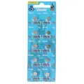 AG4 1.5V, 10x Batterien, Alkaline, Mini, G4 LR626 LR66, Batterien mit Langer ...