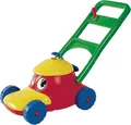 Simba 107136819 - Rasenmäher mit Eimer, Entendekor, beweglicher Schnabel, Griffhöhe 42cm, 38x27cm, Sandkasten, Sandspielzeug