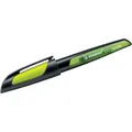 STABILO Füllhalter EASYbuddy A, Rechtshänder, schwarz/lime Federbreite: A, Schreiblernstift mit Soft-Griffz (Schwarz/Limette, 1 x) (5032/1-41)