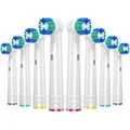 Ersatzbürstenköpfe für Oral B 8 Pack elektrische Zahnbürstenköpfe für Oral B