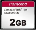 Transcend 2GB INDUSTRIAL TEMP CF180I CF CARD, (MLC) Speicherkarte (SLC-Modus), 85MB/s R, 70MB/s W