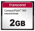 Transcend 2 GB CF Karte 180I – MLC NAND Flash (SLC Modus) – CompactFlash Karten – TS2GCF180I