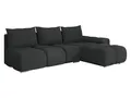 Mirjan24 Ecksofa Bukirt mit Bettkasten, 3 Sitzer L-Form Sofa mit Schlaffunktion, Eckcouch für Wohnzimmer, Couch mit Bettfunktion (Velo 636, Seite: Rechts)