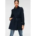 Tommy Hilfiger Langjacke HERITAGE SINGLE BREASTED TRENCH mit den typischen Trenchcoat-Details blau XXL (44)