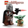 LEGO® Star Wars Minifigur Der Mandalorianer und Grogu aus dem Set 75436