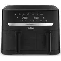 TEFAL EY901N Dual Easy Fry Essential Doppel-Heißluftfritteuse Airfryer 2700 Watt