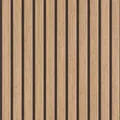 Rasch tesa Selbstklebende Tapete Holzoptik Echo - Strukturierte Vliestapete Holzpaneele 3D mit Streifen in Beige und Schwarz - Einfaches Anbringen, Ohne Kleister - 6,00m x 0,53m