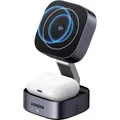 UGREEN 2-in-1 Magnetischer Wireless Charger Dark Gray