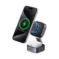 Ugreen W702 2-in-1-Qi-Induktionsladegerät für iPhone und AirPods, 15 W, grau