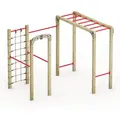 Sprossenwand Fit Base 820 - Outdoor-sportgerät, Kraftstation, Fitnessstation, Sportgeräte Für Zuhause, Workout, Krafttraining, Gymtower, Fitnessturm, 5 Jahre Garantie Auf Holz- Und Hdpe- - Wickey