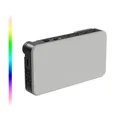 Rollei LUX Compact 40W RGB Led Videoleuchte, Kamera Licht Taschenformat 282 g mit Eingebautem Akku 3