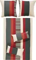 REDBEST Bettwäsche rot-anthrazit 1x 155x200 cm + 1x 80x80 cm