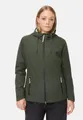 camel active Funktionsjacke mit abnehmbarer Kapuze Langarm Markenlogo
