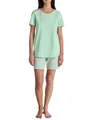 CALIDA Flower Nights Kurz-Pyjama Damen, weich, pflegeleicht, elastischer Hosenbund