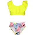 Aquarti Bustier-Bikini Aquarti Mädchen Bikini Set Bustier Bikinislip Zweiteiliger Badeanzug gelb 128