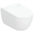 Geberit Dusch-WC AquaClean Alba, Wandhängend, Spülrandlos, KeraTect, 56,5x37,5x40,5cm, Weiß