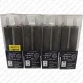 4x 2er-Set LED Stabkerzen Echtwachs, 15 cm in grau (8 Stück ingesgesamt)