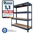 KARAT Weitspannregal - Traglast bis zu 1600 kg - Für Keller & Werkstatt - 177 x 200 x 60 cm - Grau