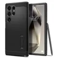 Spigen Tough Armor Hülle Kompatibel mit Samsung Galaxy S24 Ultra -Schwarz