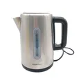 AmazonBasics Edelstahl Wasserkocher 1.7L Silberfarben Tragbar Energiesparend
