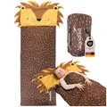 Skandika Kinderschlafsack Soti | Camping Schlafsack für Kinder bis 150 cm, buntes Design Fuchs Einhorn Dino Löwe, mit Baumwolle, maschinenwaschbar | Kinderschlafsäcke, Deckenschlafsack
