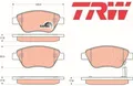 TRW GDB1700 Bremsbelagsatz für Scheibenbremse Bremsbelagsatz Bremsbeläge