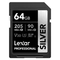 Lexar Professional SILVER SDXC UHS-I Karte (SDXC, UHS-I) (LSDSILV064G-BNNNG)