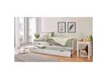 Mid.you Ausziehbett Interlink Ulli 20900245, Weiß, Holz, Kiefer, massiv, Höhe ca. 12 cm, 90x200 cm, Kinder- & Jugendzimmer, Kindermöbel, Kinderbetten, Ausziehbetten