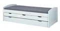 90x200 Funktionsbett ULLI von Interlink Massivholz weiß lackiert