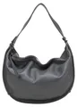 Marc O'Polo Leder Schultertasche Umhängetasche Aamu Hobo Bag Castlerock dunkelgrau