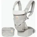 Ergobaby Alleskönner Omni 360-Babytrage Pearl Grey - Grau