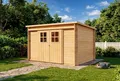 Alpholz Gerätehaus Vera Gerätehaus aus Holz, Geräteschrank mit 19 mm Wandstärke, Gartenhaus mit Montagematerial