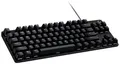 Logitech G413 TKL SE USB Gaming-Tastatur Deutsch, QWERTZ Schwarz Beleuchtet, Spritzwassergeschützt