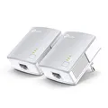 TP-Link Powerline Adapter Set TL-PA4010 KIT(600Mbit/s, 100Mbit/s-Ethernet-LAN, Plug&Play, Kompatibel mit Allen HomePlug AV/AV2 Powerline Adaptern, schnelle Datenübertragung über die Stromleitung)