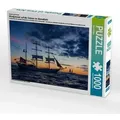 Ein Motiv aus dem Kalender Windjammer auf der Ostsee im Abendlicht (Puzzle)