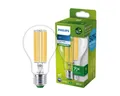 Philips LED-Leuchtmittel LED E27 A70 Filament Klar 5,2W = 75W ULTRA EFFIZIENT 1095lm Kalt 4000K, E27, Kaltweiß, Filament klar