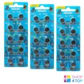 30x Vinnic L936 AG9 Alkaline 1.5V Knopfzellen quecksilberfrei