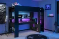 Parisot Multifunktionshochbett "Online 1" Schwarz NEU
