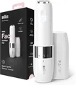 Braun Face Mini Gesichtshaarentferner FS1000 Damen Rasierer Smartlight weiss
