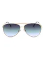 ISABEL MARANT ÉTOILE Damen-Sonnenbrille in Gold/ Hellblau, Größe 62, Gold/Blau